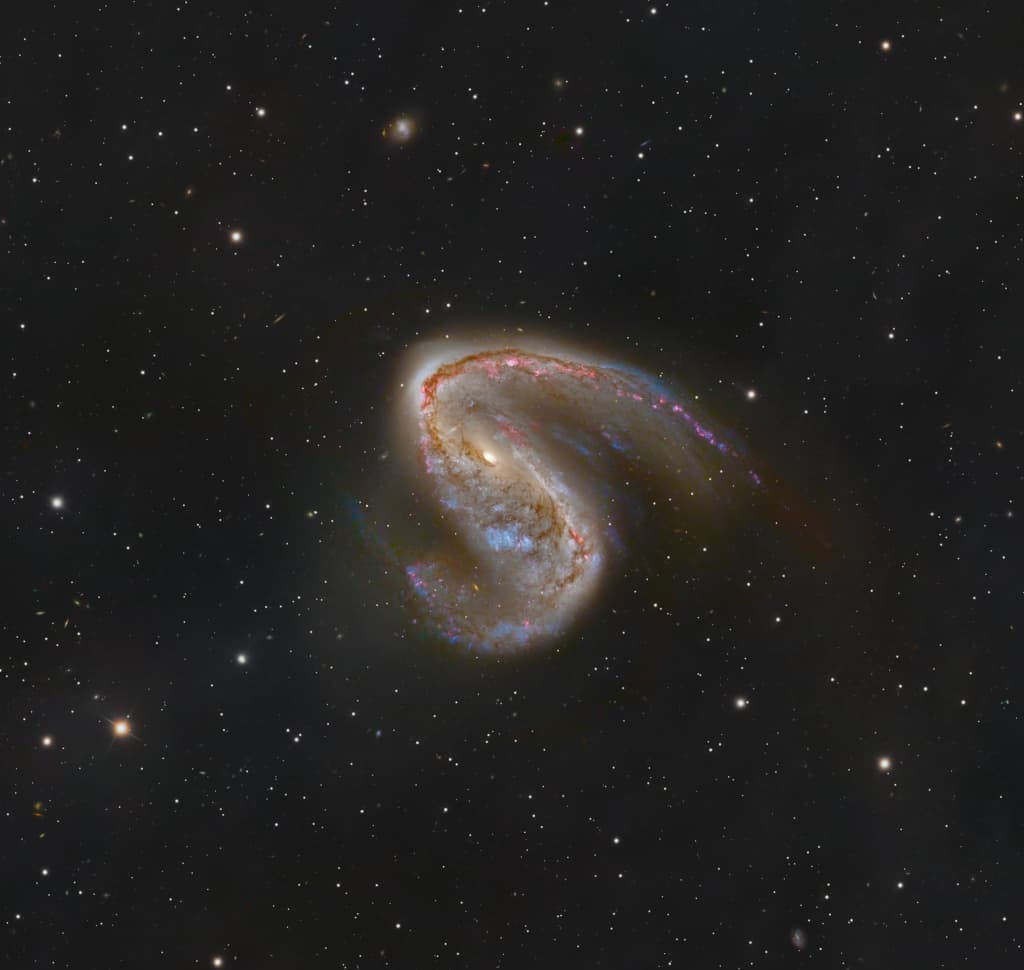 NGC 2442: Galaxy in Volans