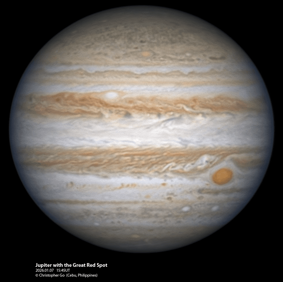 Jupiter with the Great Red Spot