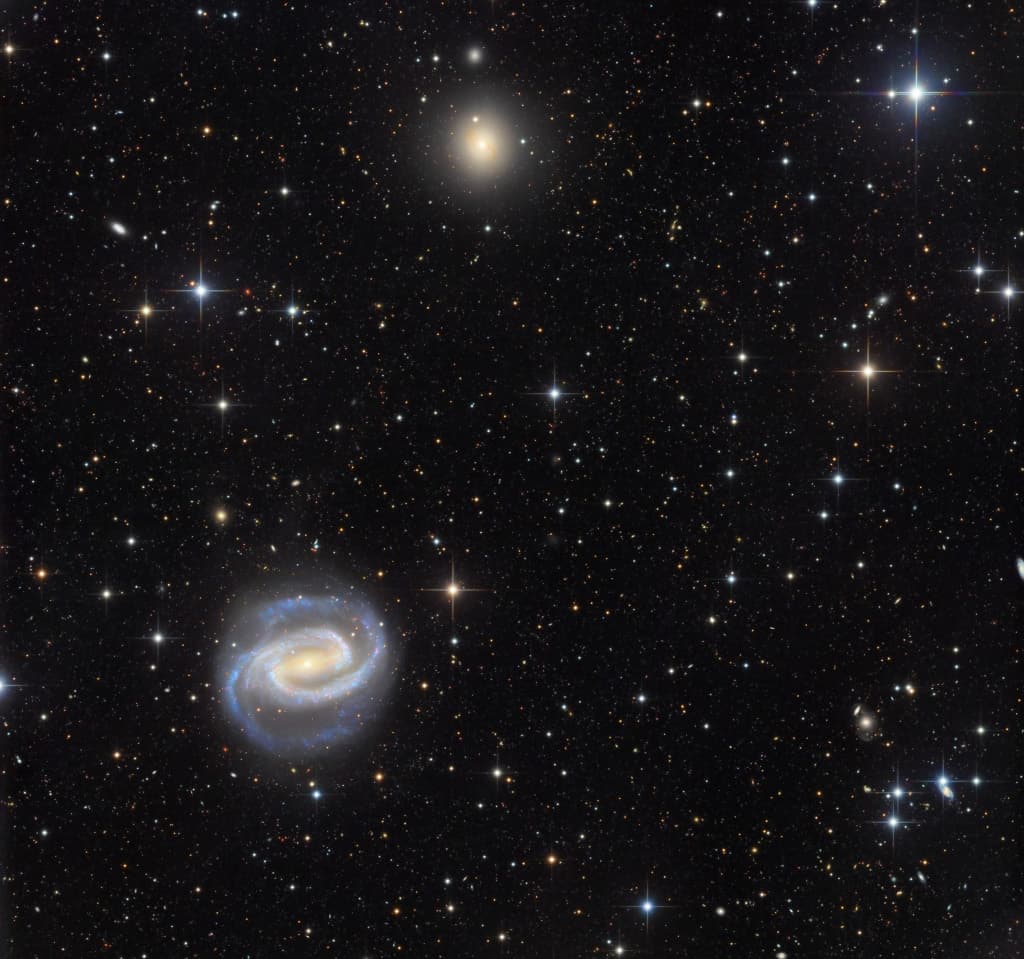 Galaxies in the River: NGC 1300 and NGC 1297