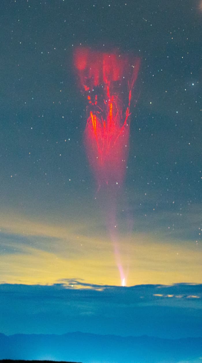 Red Sprites in the Tatacoa Desert