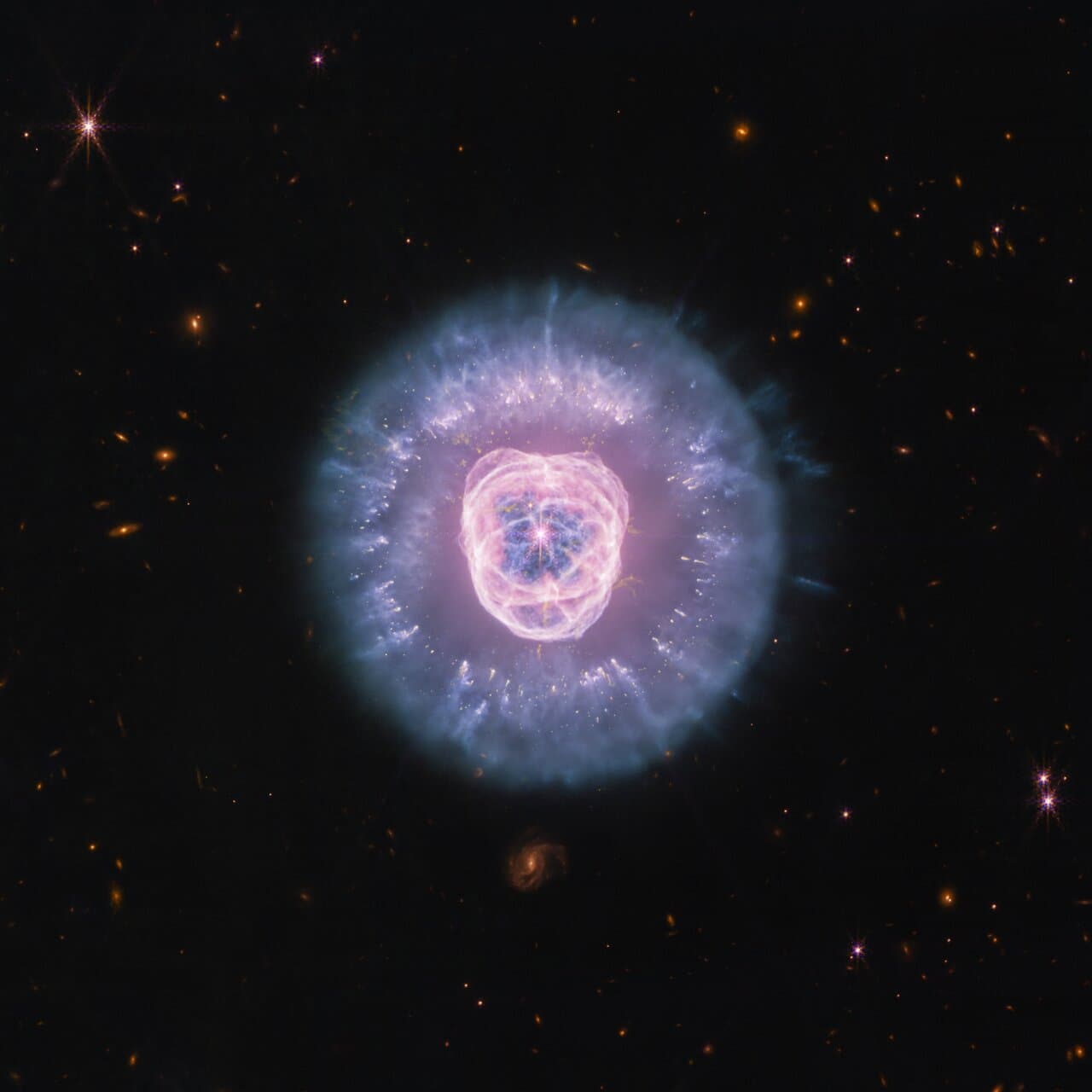 JWST Images The Lion's Head Nebula