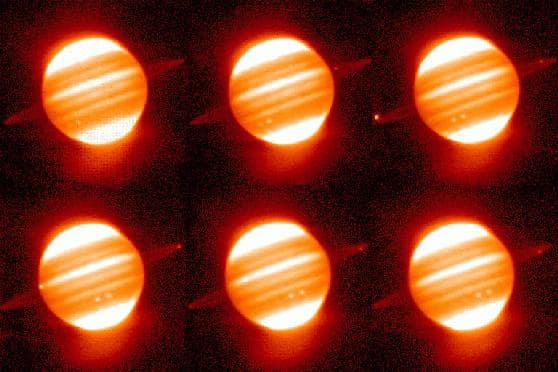 Running Red Rings Around Jupiter
Credit: